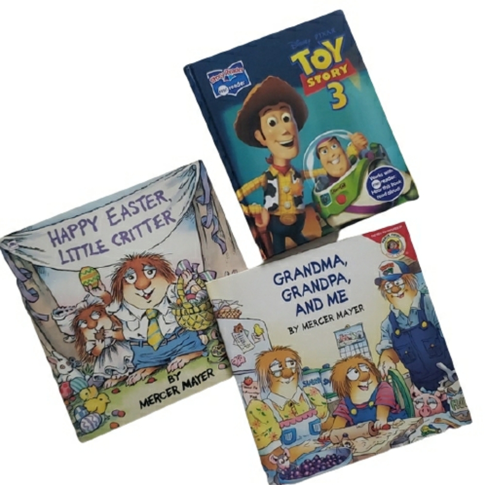 Children's Lot of 3 Used Books-Good Used Condition